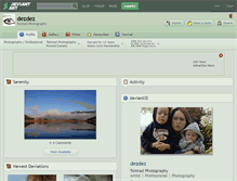 Tablet Screenshot of dezdez.deviantart.com
