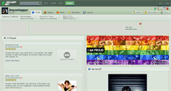 Desktop Screenshot of brayonhopper.deviantart.com