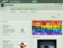 Tablet Screenshot of brayonhopper.deviantart.com