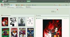 Desktop Screenshot of chris-v981.deviantart.com