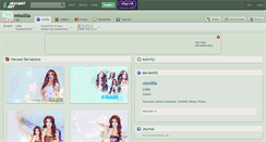 Desktop Screenshot of misslilla.deviantart.com