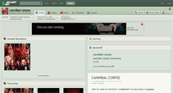 Desktop Screenshot of cannibal-corpse.deviantart.com