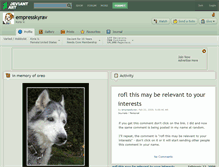 Tablet Screenshot of empresskyrav.deviantart.com