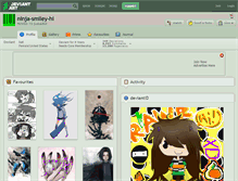 Tablet Screenshot of ninja-smiley-hi.deviantart.com