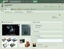 Tablet Screenshot of col-kurtz17.deviantart.com