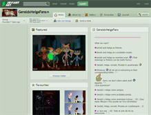 Tablet Screenshot of geraldxhelgafans.deviantart.com