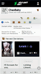 Mobile Screenshot of chaobaby.deviantart.com