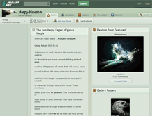 Tablet Screenshot of harpy-haven.deviantart.com