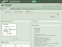 Tablet Screenshot of neji-hyuga.deviantart.com