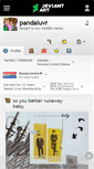Mobile Screenshot of pandaluvr.deviantart.com