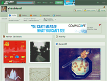 Tablet Screenshot of ahahahlenaii.deviantart.com