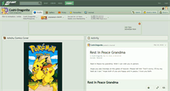 Desktop Screenshot of coshi-dragonite.deviantart.com