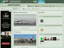 Tablet Screenshot of aircraft-profilers.deviantart.com