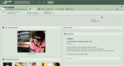 Desktop Screenshot of icedpee.deviantart.com