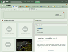 Tablet Screenshot of chimeru.deviantart.com