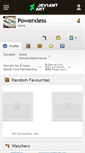 Mobile Screenshot of powerxless.deviantart.com