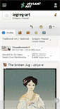 Mobile Screenshot of legreg-art.deviantart.com