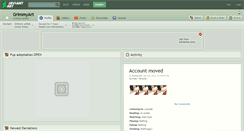 Desktop Screenshot of grimmyart.deviantart.com