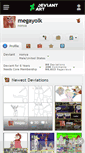 Mobile Screenshot of megayolk.deviantart.com
