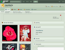 Tablet Screenshot of joaoalberto.deviantart.com