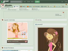 Tablet Screenshot of jddoodles.deviantart.com