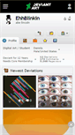 Mobile Screenshot of ehhblinkin.deviantart.com