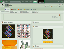 Tablet Screenshot of ehhblinkin.deviantart.com