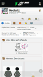 Mobile Screenshot of neotailz.deviantart.com