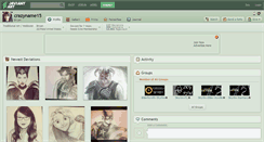 Desktop Screenshot of crazyname15.deviantart.com