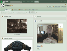 Tablet Screenshot of gibaxh.deviantart.com