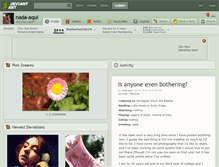 Tablet Screenshot of nada-aqui.deviantart.com