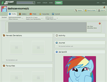Tablet Screenshot of dashsoawesomeplz.deviantart.com