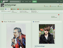 Tablet Screenshot of gizthegunslinger.deviantart.com