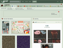 Tablet Screenshot of css0101.deviantart.com