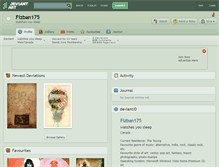 Tablet Screenshot of fizban175.deviantart.com