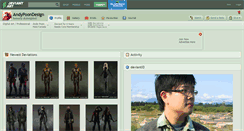 Desktop Screenshot of andypoondesign.deviantart.com