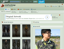 Tablet Screenshot of andypoondesign.deviantart.com