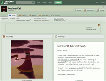 Tablet Screenshot of keyhole-cat.deviantart.com