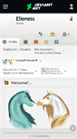 Mobile Screenshot of elleness.deviantart.com