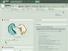 Tablet Screenshot of elleness.deviantart.com