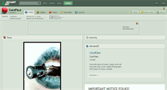 Desktop Screenshot of cocoface.deviantart.com