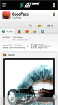 Mobile Screenshot of cocoface.deviantart.com