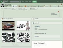 Tablet Screenshot of nikita144.deviantart.com