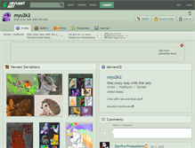 Tablet Screenshot of myu2k2.deviantart.com