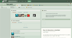 Desktop Screenshot of pack-land.deviantart.com