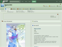 Tablet Screenshot of laguna-loire.deviantart.com