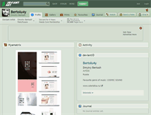 Tablet Screenshot of bertolu4y.deviantart.com
