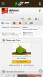 Mobile Screenshot of debrosi.deviantart.com