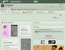 Tablet Screenshot of fin-mccloud.deviantart.com