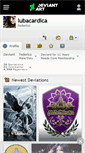 Mobile Screenshot of lubacardica.deviantart.com